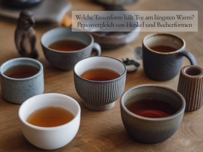 Welche tassenform hält tee am längsten warm? praxisvergleich von henkel‑ und becherformen
