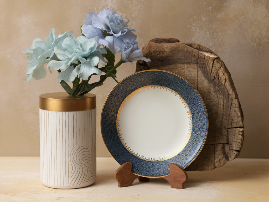 Wie kombiniere ich ein kleines kpm-porzellanset mit modernen wohnaccessoires ohne stilbruch