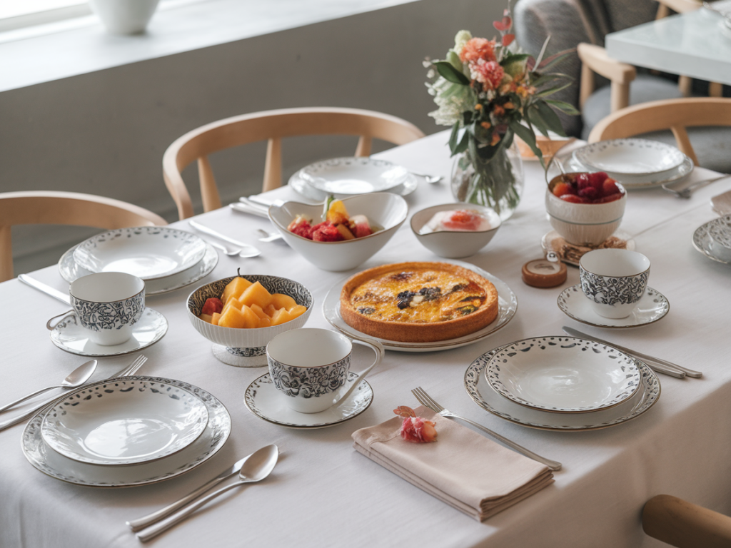Wie plane ich ein entspanntes Sonntagsbrunch mit Porzellan für 8 Personen: Abläufe, Geschirr- und Platzierungstipps
