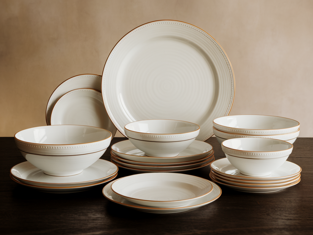 Wie finde ich ein porzellanservice, das spülmaschinenfest ist und trotzdem elegant wirkt?